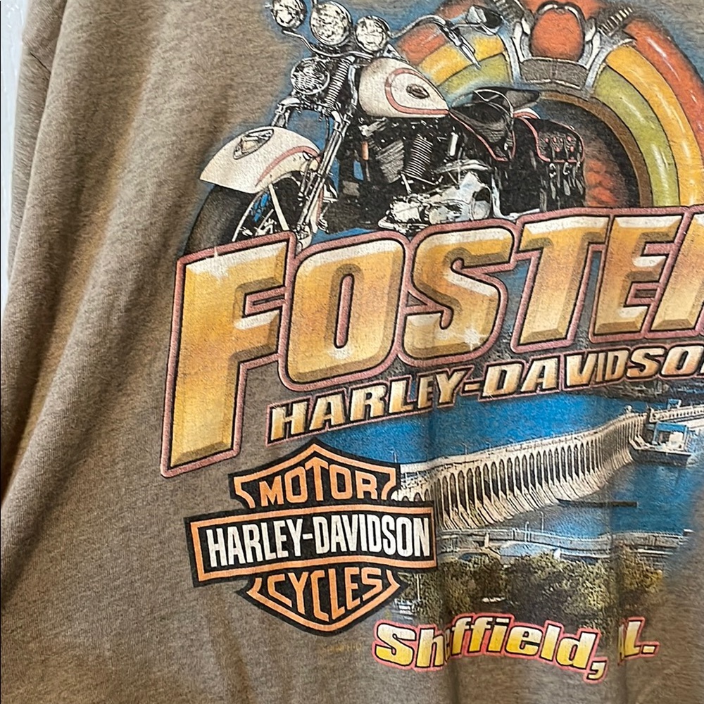 Harley-Davidson Men's Brown T-Shirt